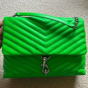 Neon green Rebecca Minkoff Edie Bag